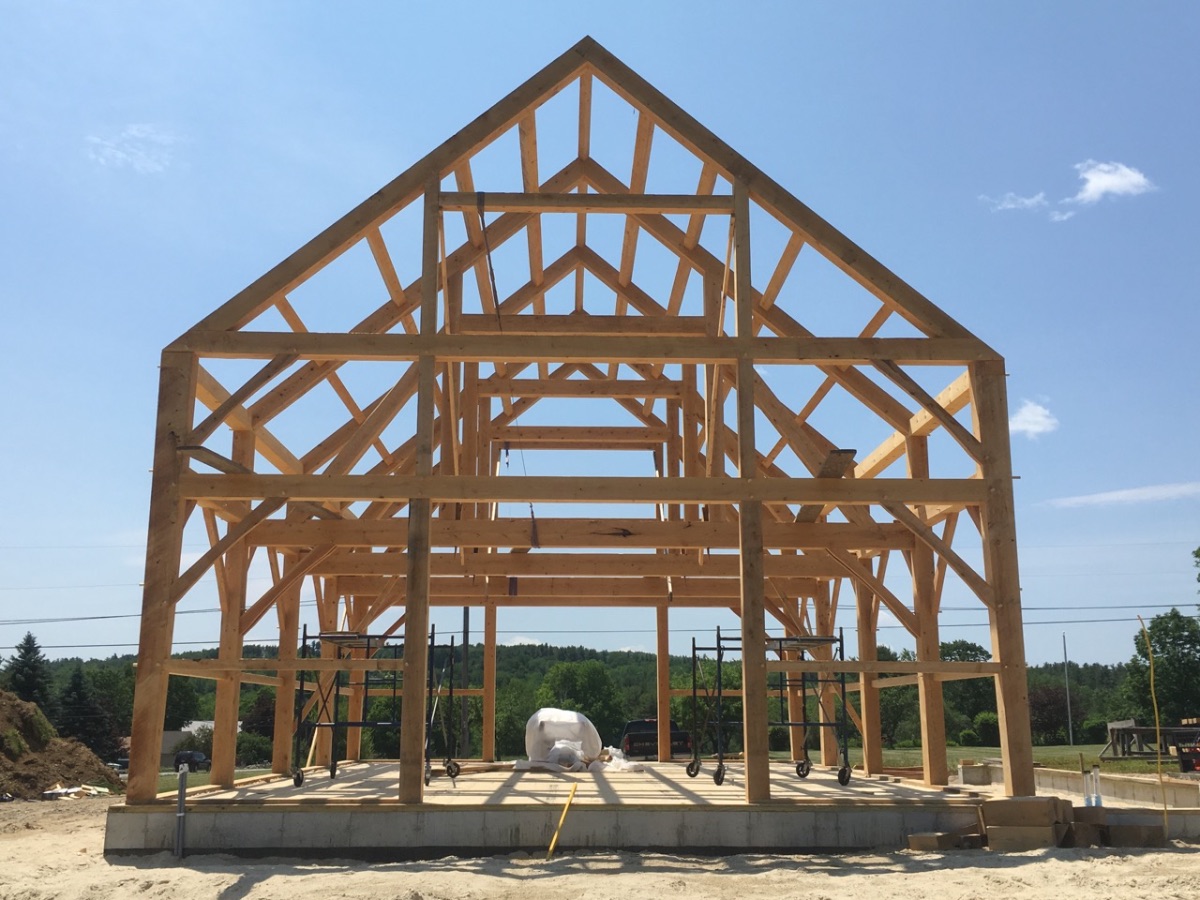 Maine Mountain Post & Beam Timber Frames Antique and Custom Cut